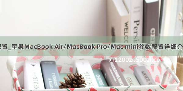 苹果8参数配置_苹果MacBook Air/MacBook Pro/Mac mini参数配置详细介绍_智能硬件