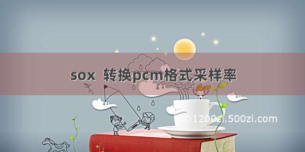 sox  转换pcm格式采样率