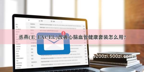 丞燕(E_EXCEL)改善心脑血管健康套装怎么用？