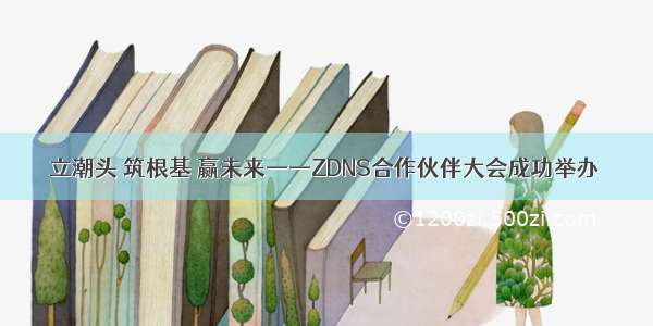 立潮头 筑根基 赢未来——ZDNS合作伙伴大会成功举办