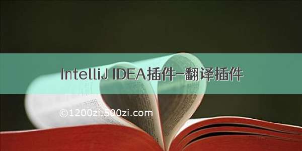 IntelliJ IDEA插件-翻译插件