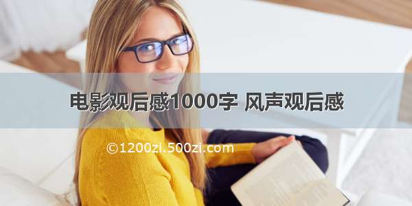 电影观后感1000字 风声观后感