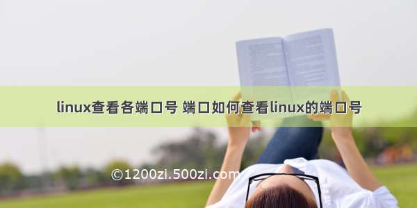 linux查看各端口号 端口如何查看linux的端口号