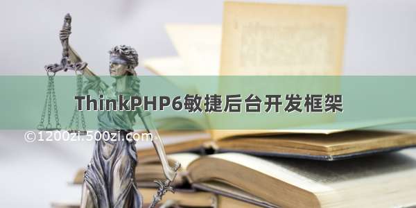 ThinkPHP6敏捷后台开发框架