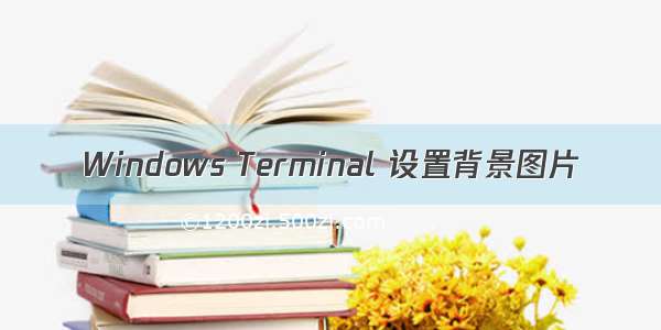 Windows Terminal 设置背景图片