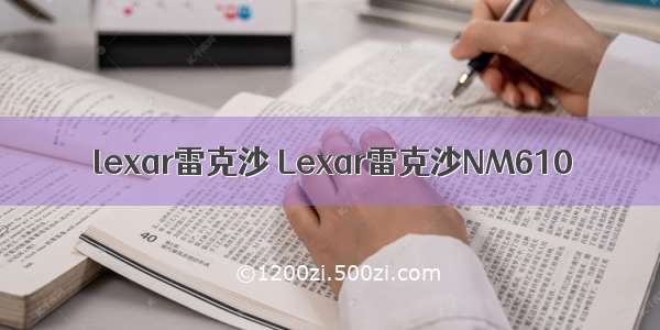 lexar雷克沙 Lexar雷克沙NM610