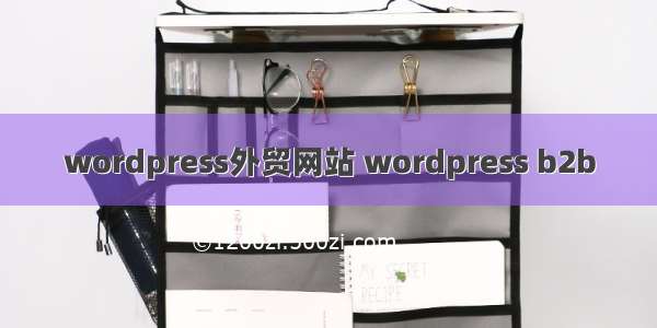 wordpress外贸网站 wordpress b2b