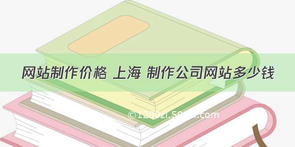 网站制作价格 上海 制作公司网站多少钱