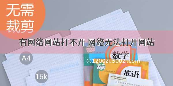 有网络网站打不开 网络无法打开网站