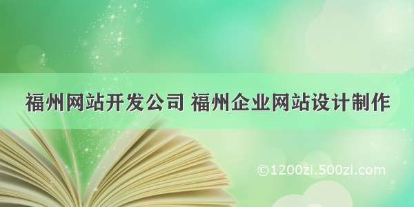 福州网站开发公司 福州企业网站设计制作