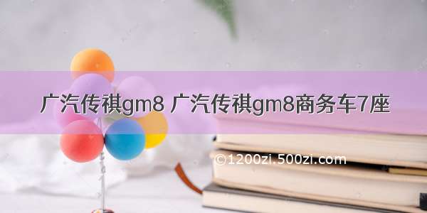 广汽传祺gm8 广汽传祺gm8商务车7座