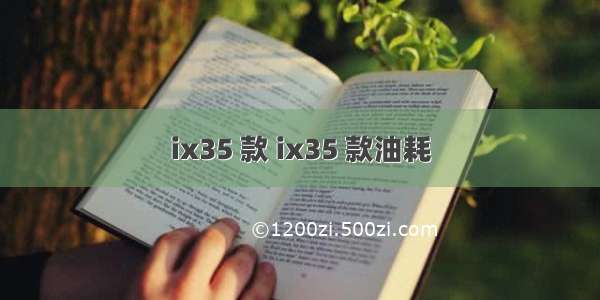 ix35 款 ix35 款油耗