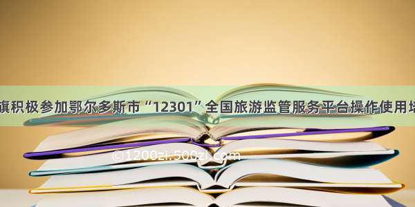 鄂前旗积极参加鄂尔多斯市“12301”全国旅游监管服务平台操作使用培训班