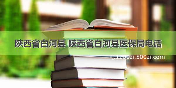 陕西省白河县 陕西省白河县医保局电话