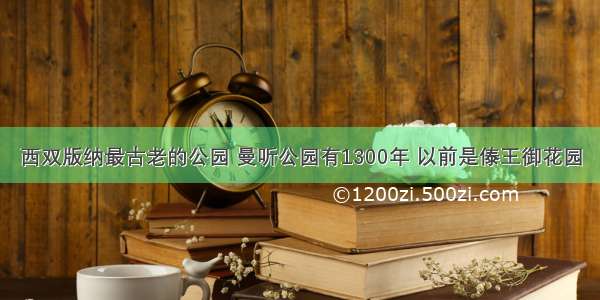 西双版纳最古老的公园 曼听公园有1300年 以前是傣王御花园