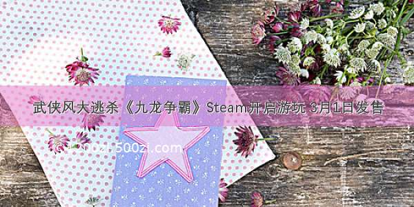 武侠风大逃杀《九龙争霸》Steam开启游玩 3月1日发售