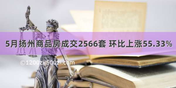 5月扬州商品房成交2566套 环比上涨55.33%