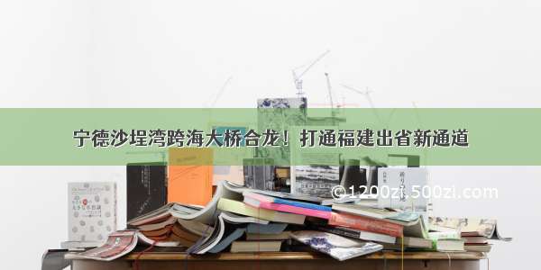 宁德沙埕湾跨海大桥合龙！打通福建出省新通道