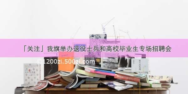 「关注」我旗举办退役士兵和高校毕业生专场招聘会