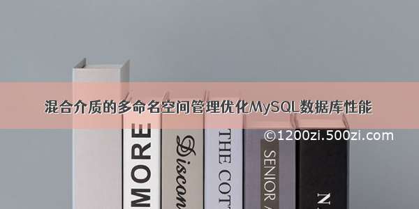 混合介质的多命名空间管理优化MySQL数据库性能