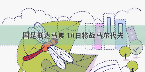 国足抵达马累 10日将战马尔代夫