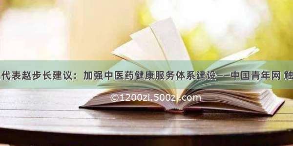 人大代表赵步长建议：加强中医药健康服务体系建设——中国青年网 触屏版