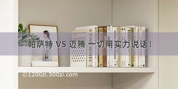 帕萨特 VS 迈腾 一切用实力说话！