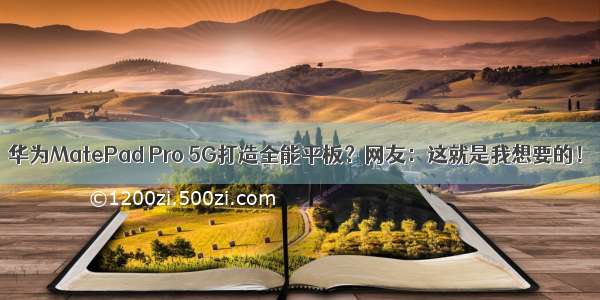 华为MatePad Pro 5G打造全能平板？网友：这就是我想要的！