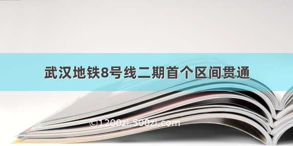 武汉地铁8号线二期首个区间贯通