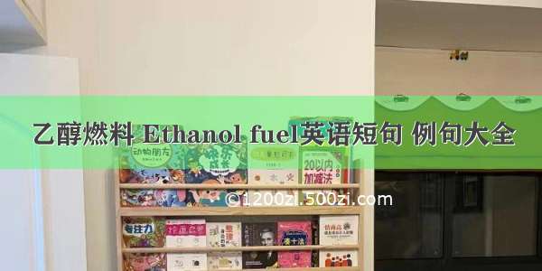 乙醇燃料 Ethanol fuel英语短句 例句大全