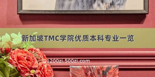 新加坡TMC学院优质本科专业一览