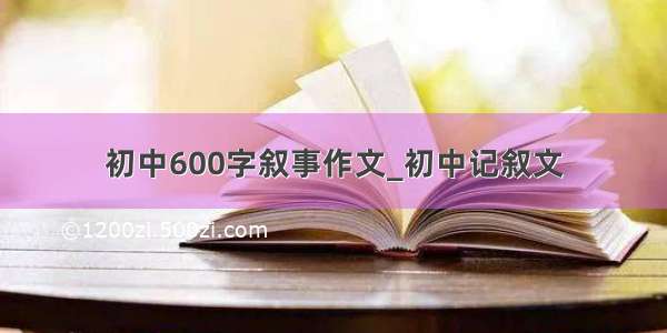 初中600字叙事作文_初中记叙文