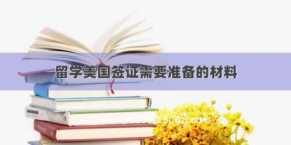 留学美国签证需要准备的材料