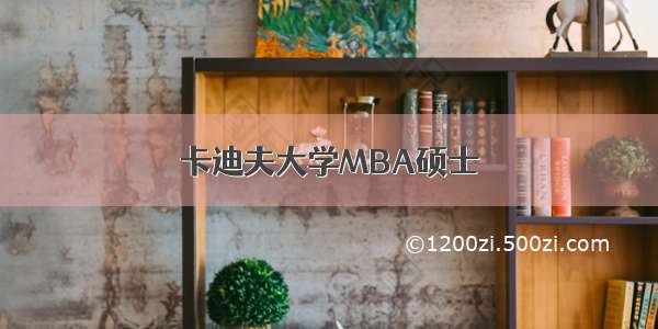 卡迪夫大学MBA硕士