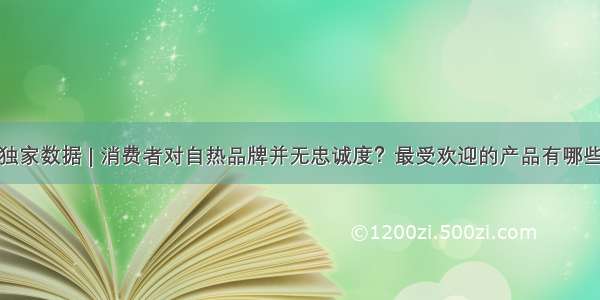 独家数据 | 消费者对自热品牌并无忠诚度？最受欢迎的产品有哪些