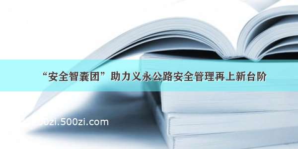 “安全智囊团”助力义永公路安全管理再上新台阶