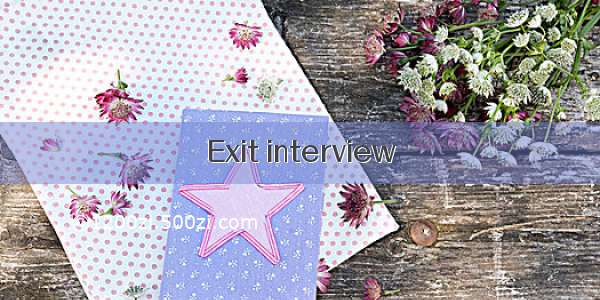 Exit interview