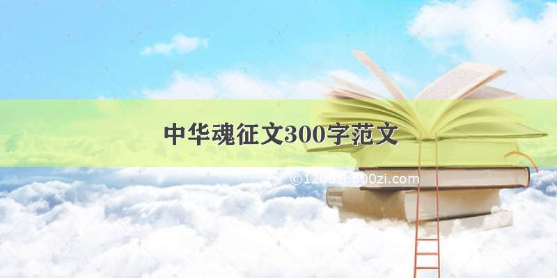 中华魂征文300字范文