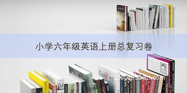 小学六年级英语上册总复习卷