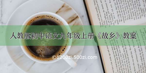 人教版初中语文九年级上册《故乡》教案