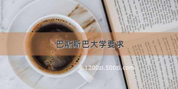 巴斯斯巴大学要求