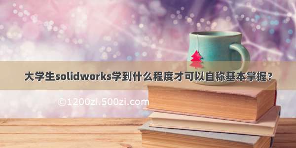 大学生solidworks学到什么程度才可以自称基本掌握？