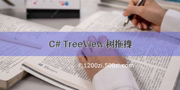 C# TreeView 树拖拽