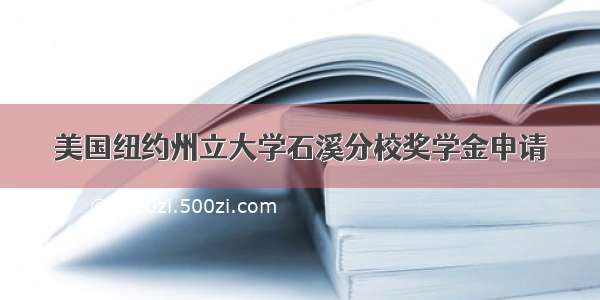 美国纽约州立大学石溪分校奖学金申请