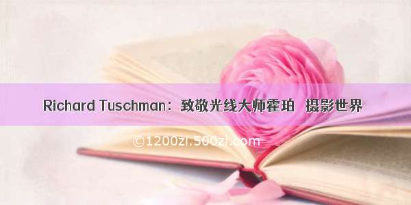 Richard Tuschman：致敬光线大师霍珀 ｜摄影世界