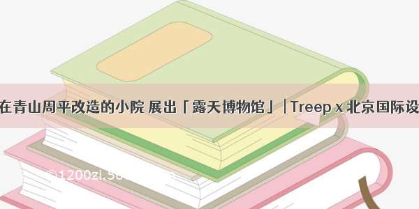 我们在青山周平改造的小院 展出「露天博物馆」 | Treep x 北京国际设计周