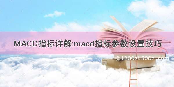 MACD指标详解:macd指标参数设置技巧