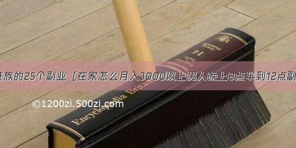 适合上班族的25个副业（在家怎么月入3000以上男人晚上8点半到12点副业）(2)