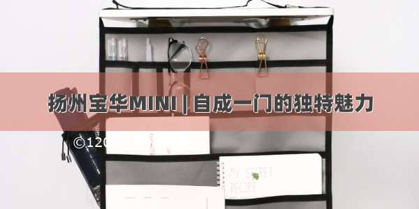 扬州宝华MINI | 自成一门的独特魅力