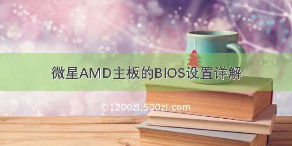 微星AMD主板的BIOS设置详解